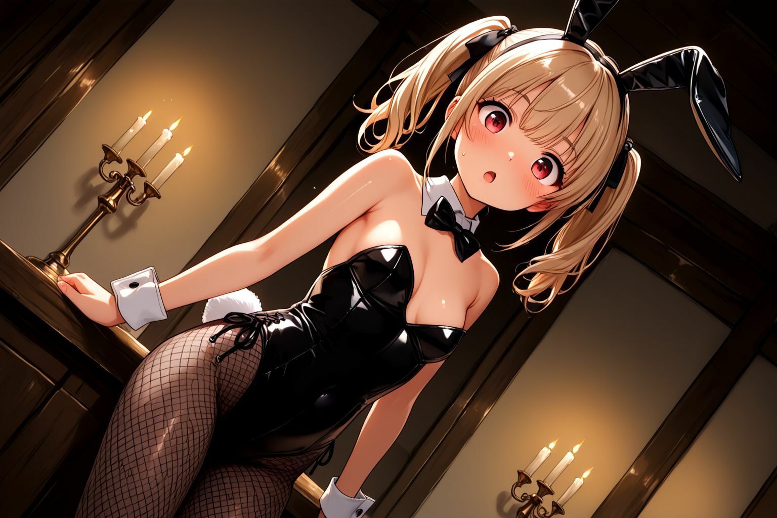 ミックスガールズコレクション  ちっぱいバニーガールとイチャイチャセックス - サンプル画像 1