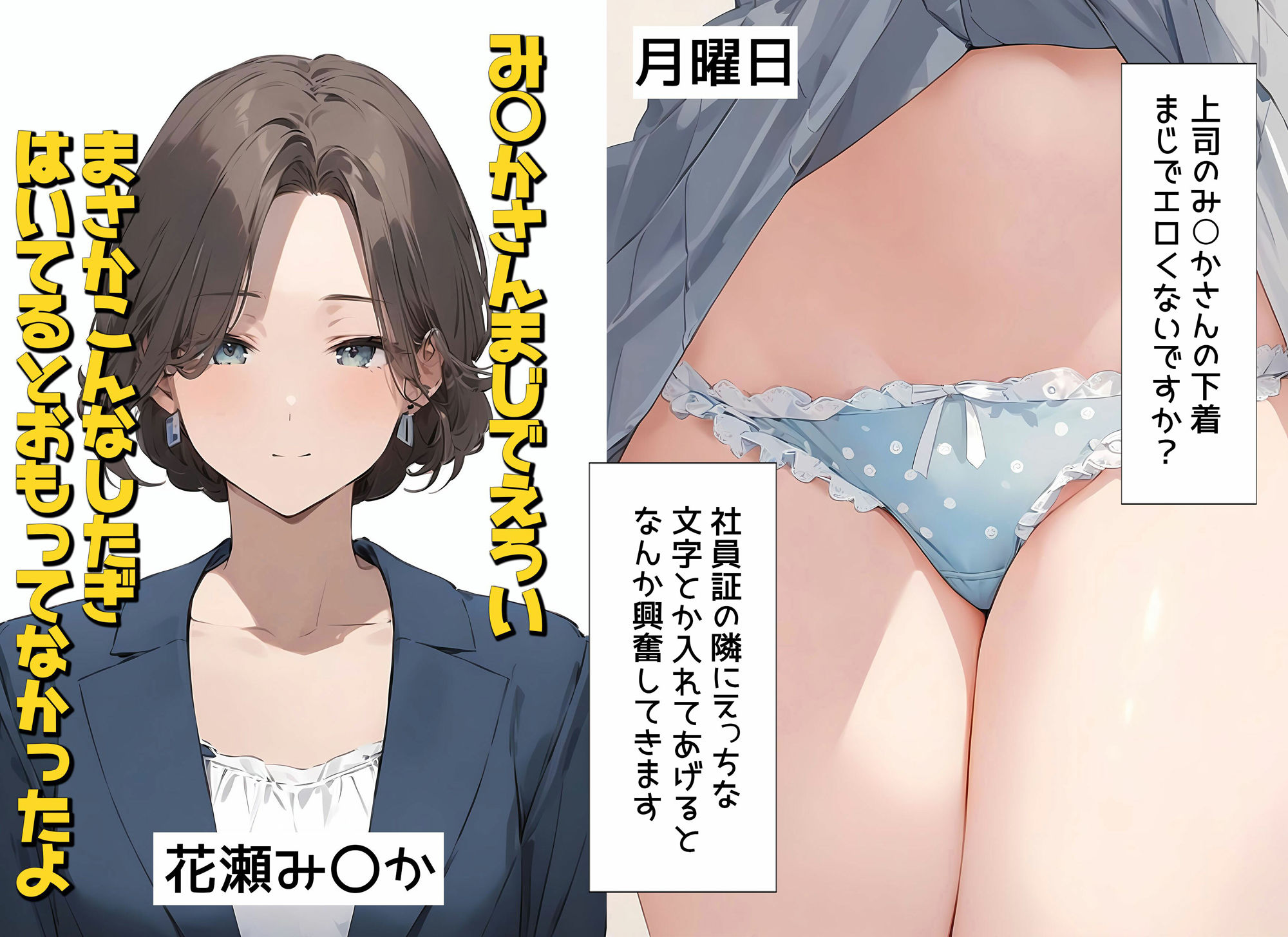 僕は職場で一緒に働く女子社員全員の下着が見たい4  社員証と生パンティが好き編 - サンプル画像 2