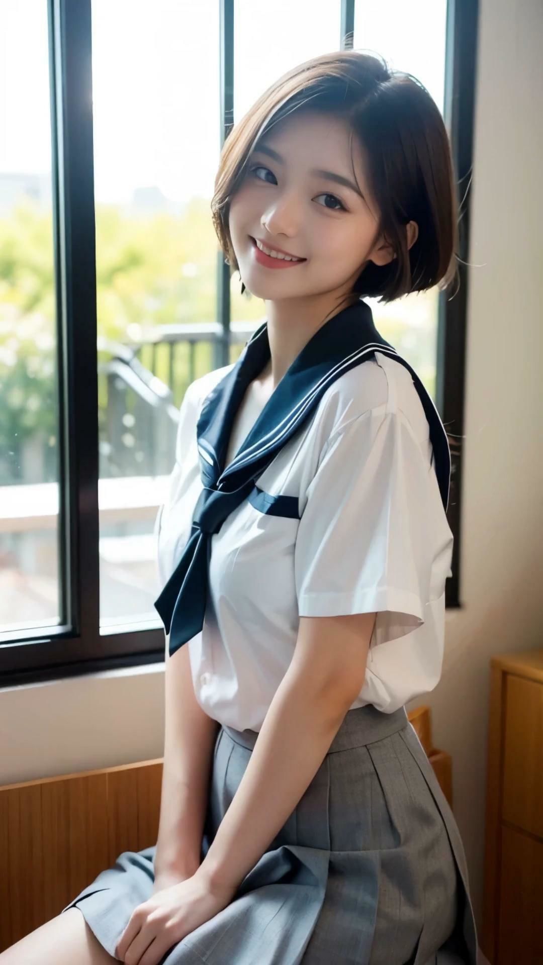 実写系女子校生のトップレスダンス動画7 - サンプル画像 1