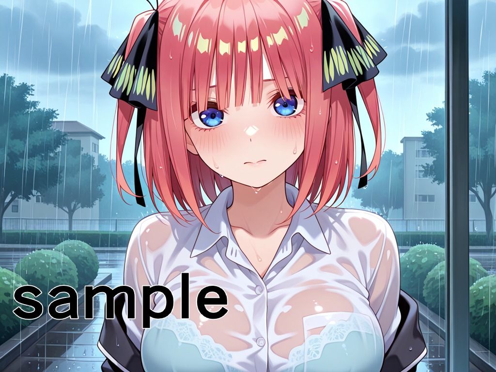雨天出没！ 女子校生レ◯プマン 〜五等分の花嫁編〜 - サンプル画像 3