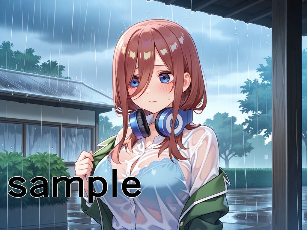 雨天出没！ 女子校生レ◯プマン 〜五等分の花嫁編〜 - サンプル画像 5