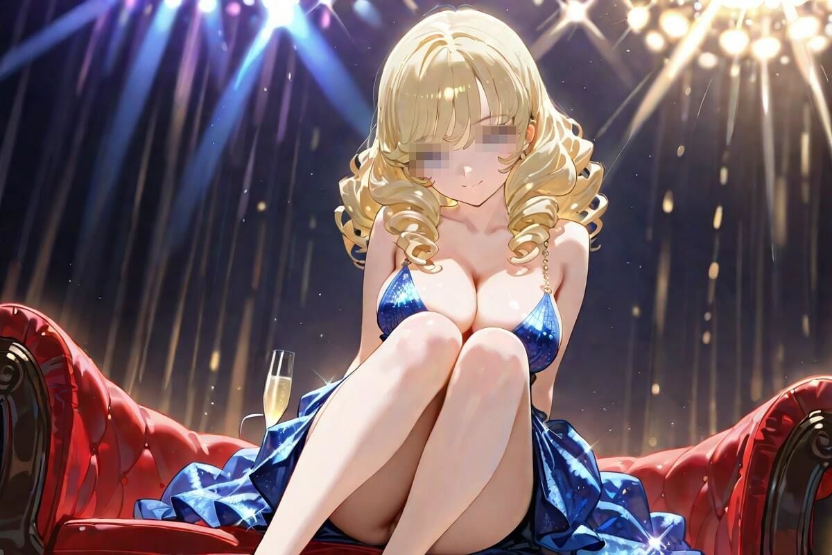 私は銀座のNo1  金髪パーマ美女  極上コレクション - サンプル画像 2