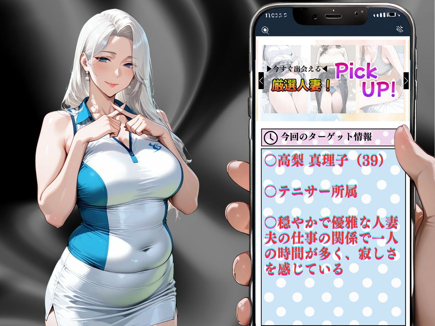 肉感人妻種付け〜テニスサークルの富裕層主婦  コート外孕ませ〜 - サンプル画像 2