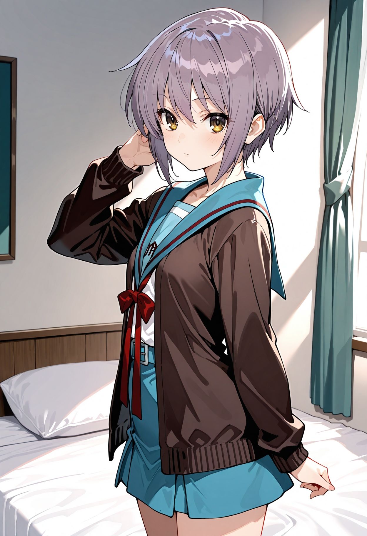 涼◯ハルヒの憂鬱 長◯有希 エロCG集 - サンプル画像 1