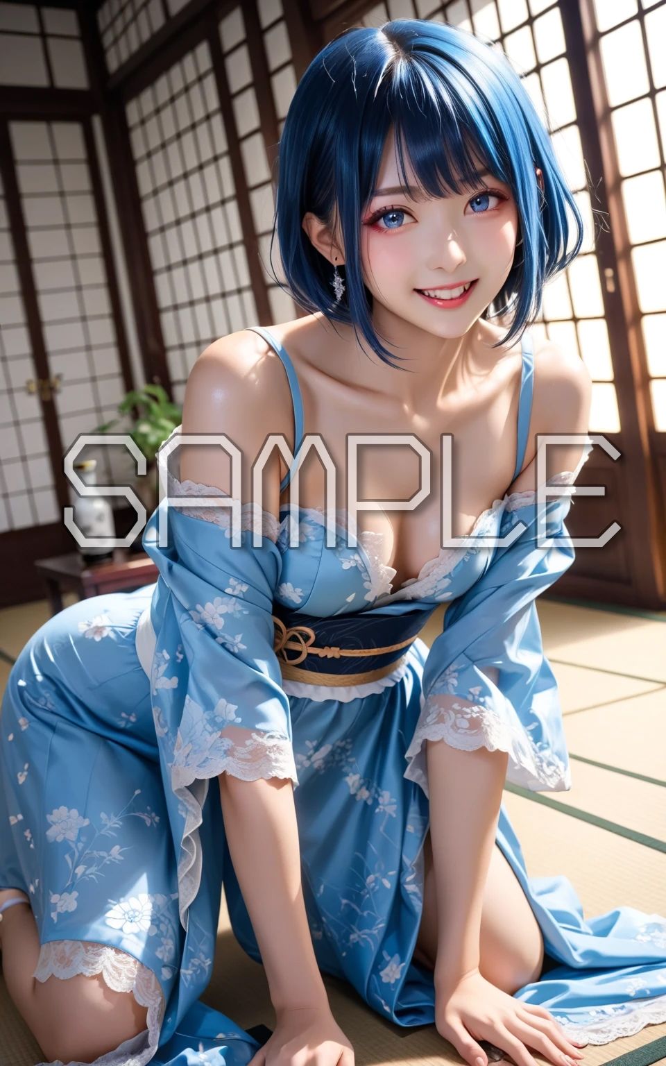 AI AOI -Dressed in a kimono- - サンプル画像 2