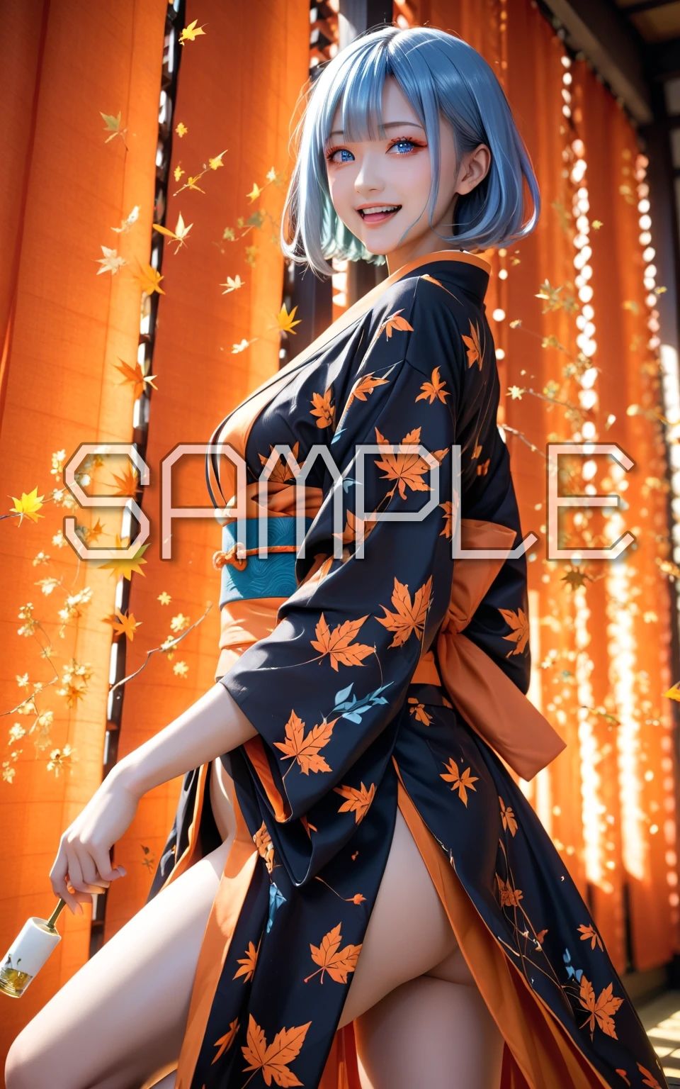 AI AOI -Dressed in a kimono- - サンプル画像 3