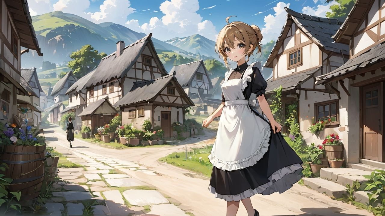 【アニメ】美人メイドのエミリアさん1 - サンプル画像 2