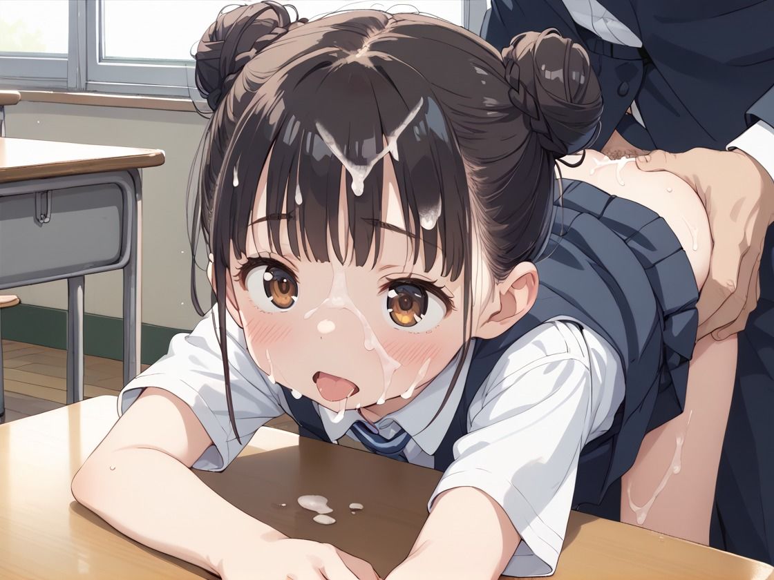 つるぺたロリ少女に中出し孕ませ - サンプル画像 1