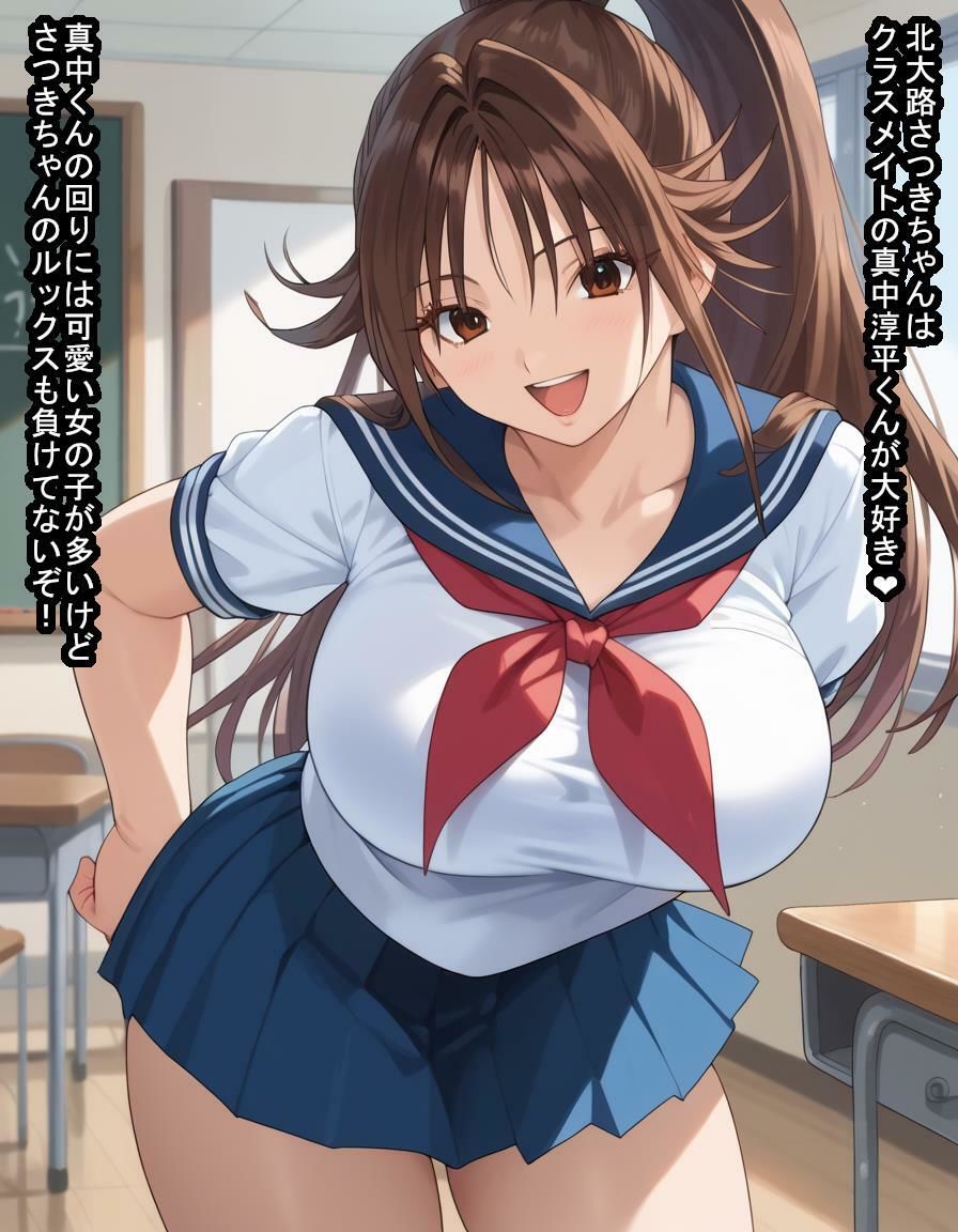 デカパイJKの北○路さ○きちゃんが教え子食いまくりの悪徳教師に常識改変かけられちゃって子宮と人生をオモチャにされる話 - サンプル画像 1