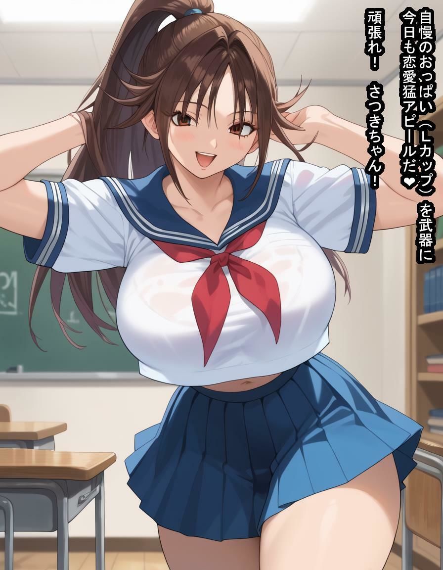 デカパイJKの北○路さ○きちゃんが教え子食いまくりの悪徳教師に常識改変かけられちゃって子宮と人生をオモチャにされる話 - サンプル画像 2