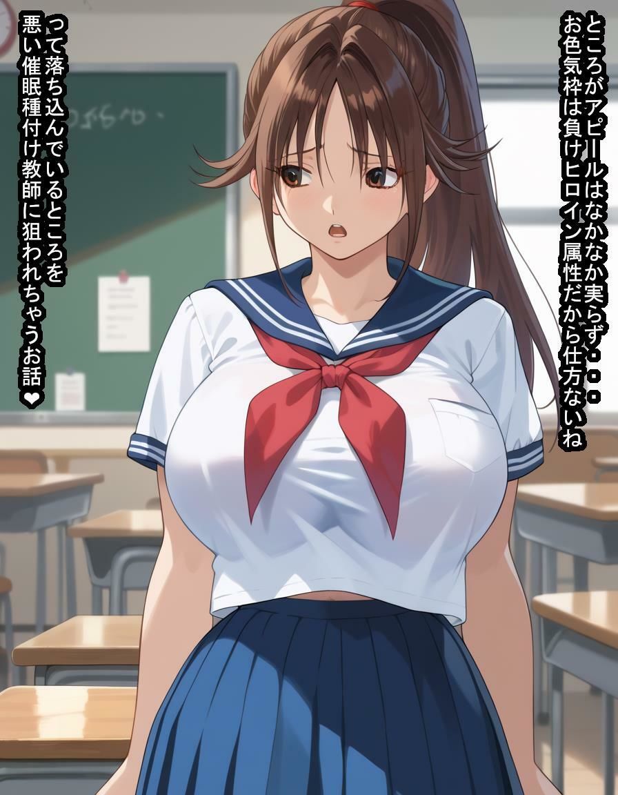 デカパイJKの北○路さ○きちゃんが教え子食いまくりの悪徳教師に常識改変かけられちゃって子宮と人生をオモチャにされる話 - サンプル画像 3
