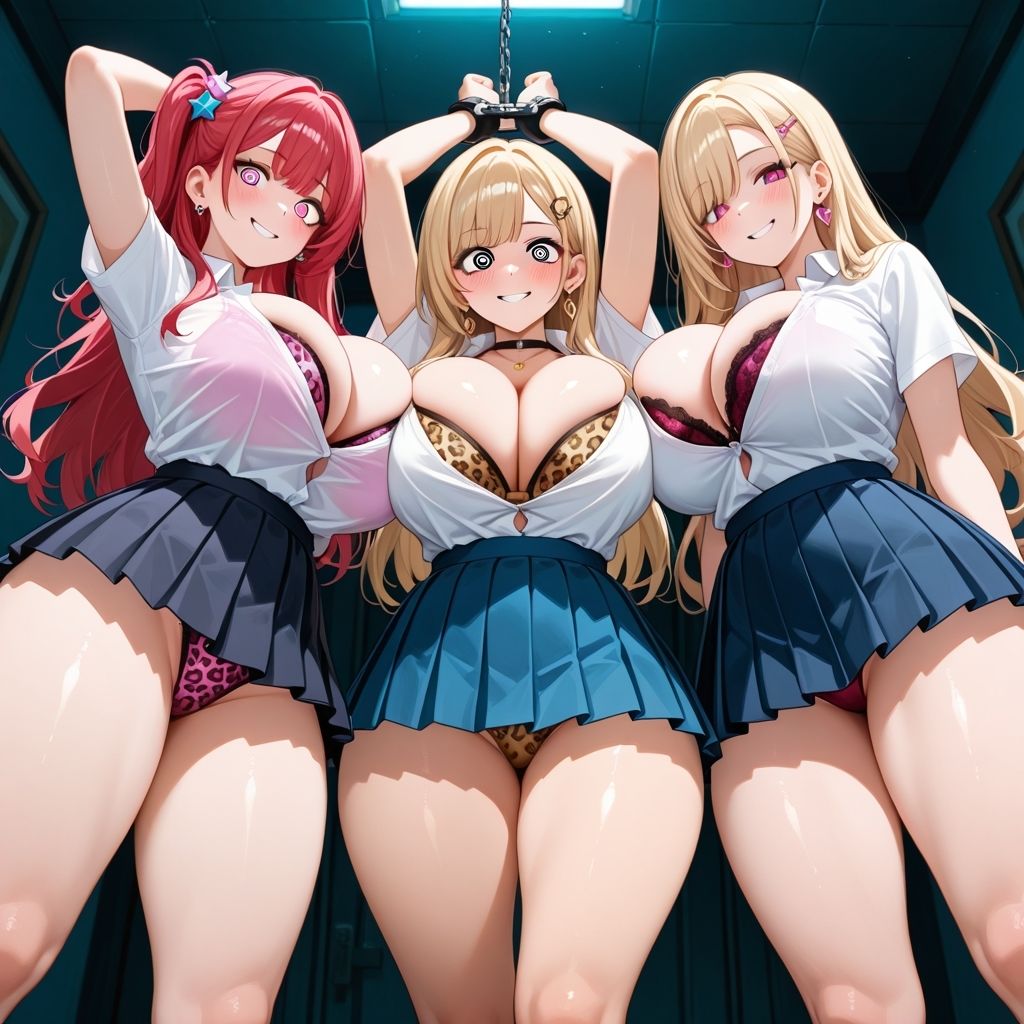 フェチコレ総集編Vol.65〜68 吊り上げ拘束されるヒョウ柄好きの爆乳ギャルたち【総枚数1，000枚】 - サンプル画像 8