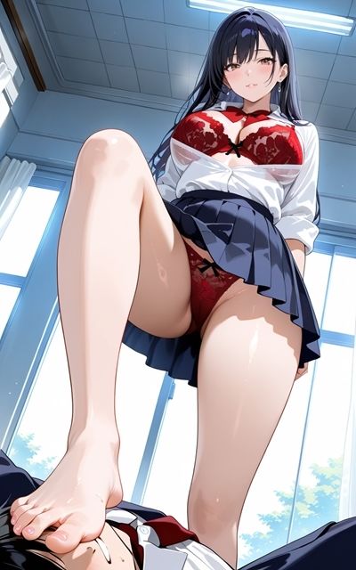 2〜2.5次元美少女 脚フェチ足フェチ写真集2 制服編1 - サンプル画像 6