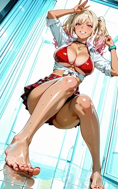 2〜2.5次元美少女 脚フェチ足フェチ写真集2 制服編1 - サンプル画像 8