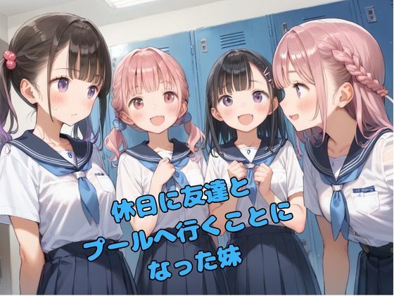 妹が友達とはじめてプールで犯●れた！ - サンプル画像 1