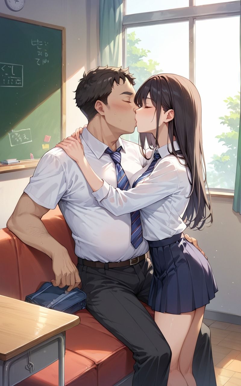 生徒犯 可愛い教え子のおっぱい誘惑 - サンプル画像 1