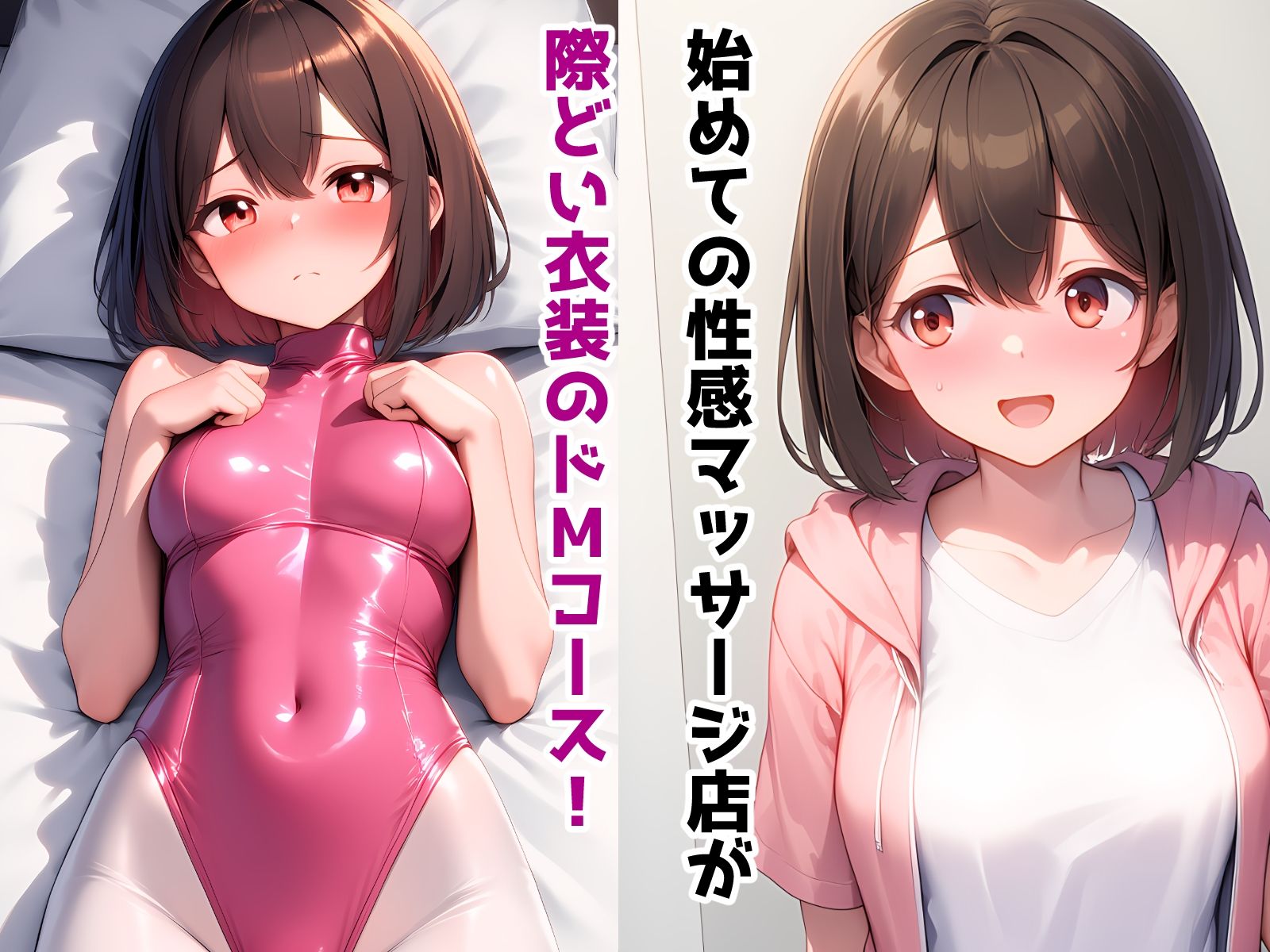 ぴっちり調教女性M性感〜拘束プレイでスタッフのお姉さんと一緒にイきまくる話〜 - サンプル画像 1