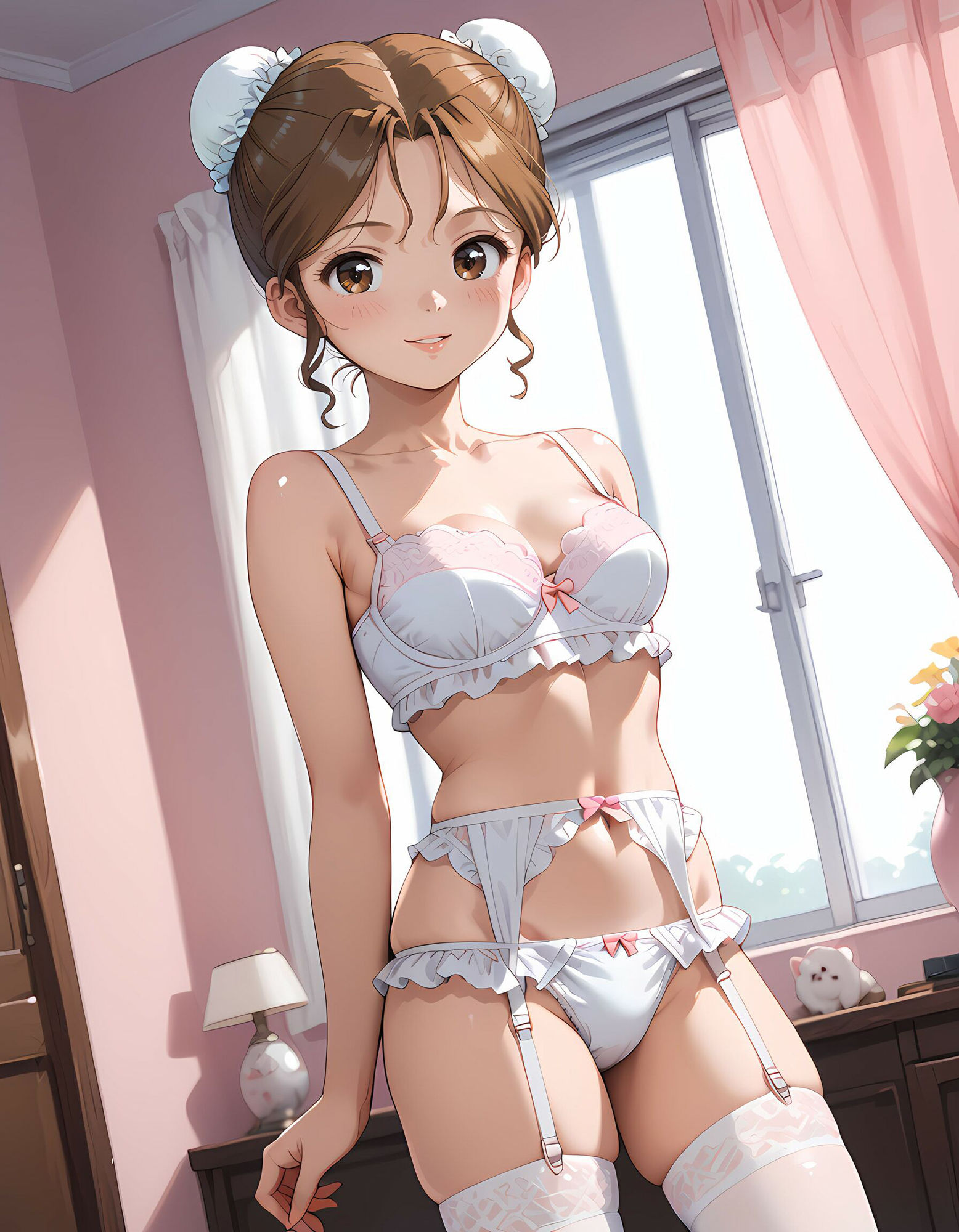 スーパー脱衣麻雀:Re【早〇晶・お団子ヘアー編】 - サンプル画像 2