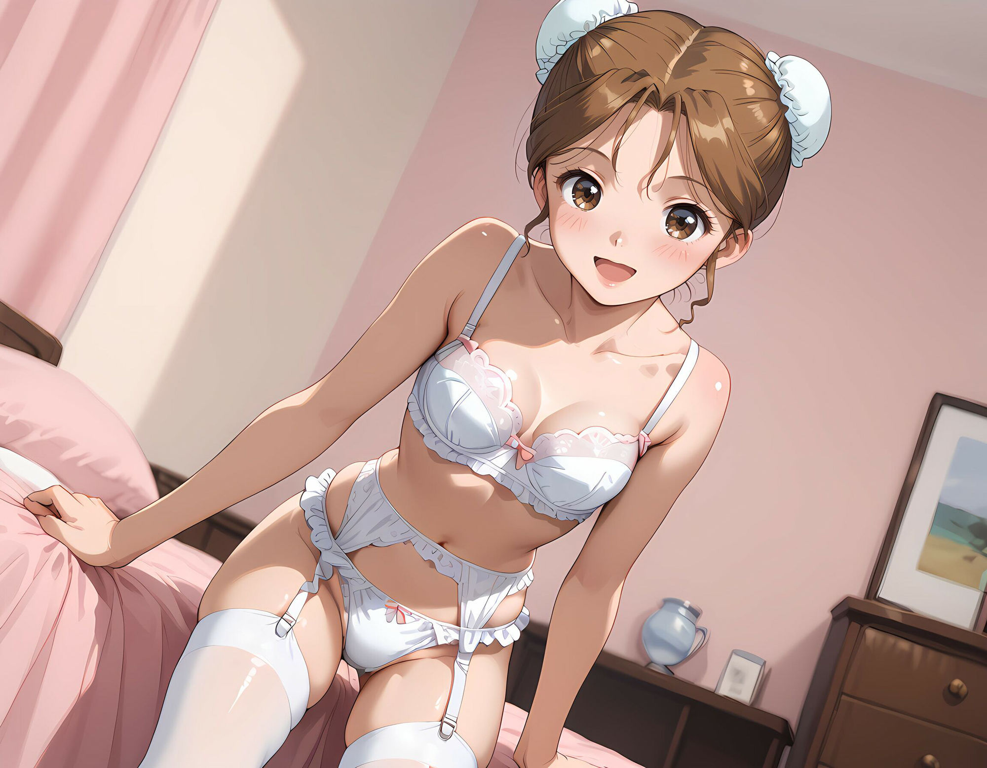 スーパー脱衣麻雀:Re【早〇晶・お団子ヘアー編】 - サンプル画像 3