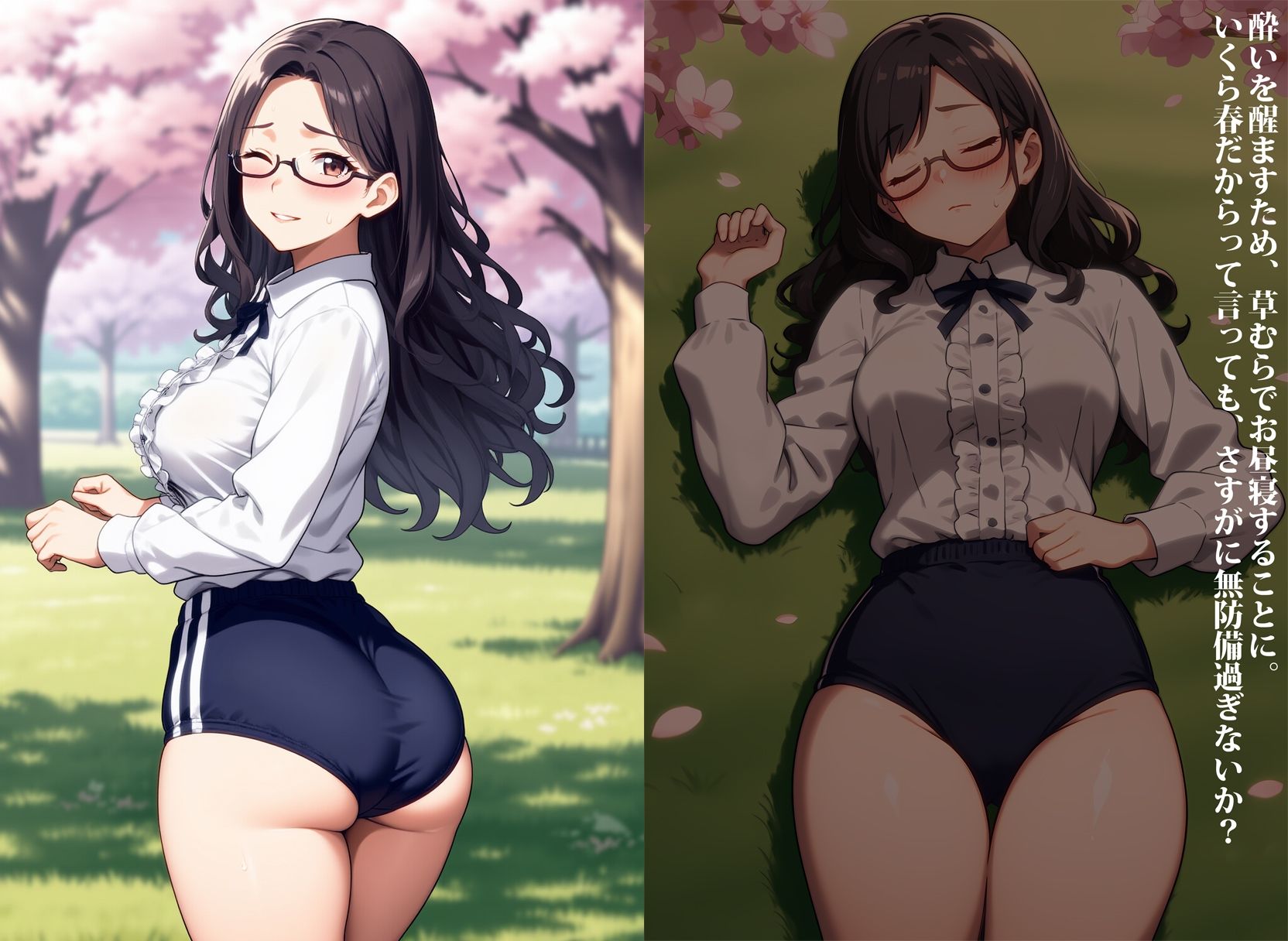 母親のブルマー尻に一目惚れ〜ブルマー姿のママの日常姿と懐かしい思い出〜 - サンプル画像 1