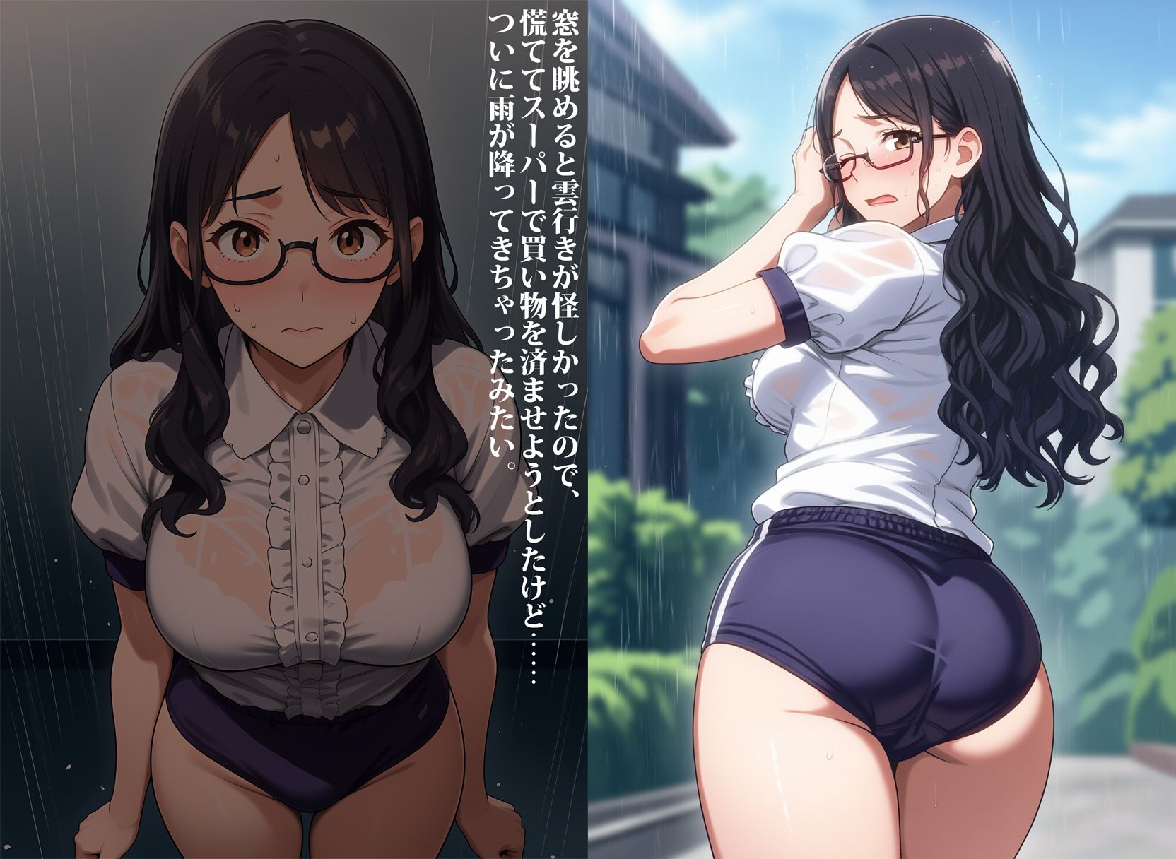 母親のブルマー尻に一目惚れ〜ブルマー姿のママの日常姿と懐かしい思い出〜 - サンプル画像 4