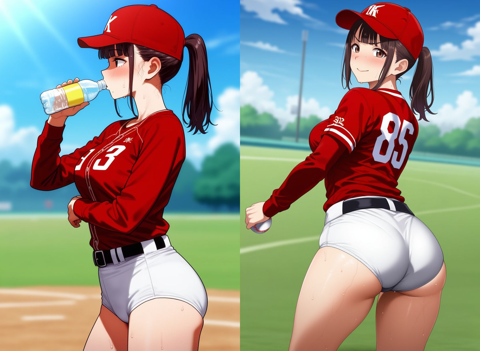 母親のブルマー尻に一目惚れ〜ブルマー姿のママの日常姿と懐かしい思い出〜 - サンプル画像 5