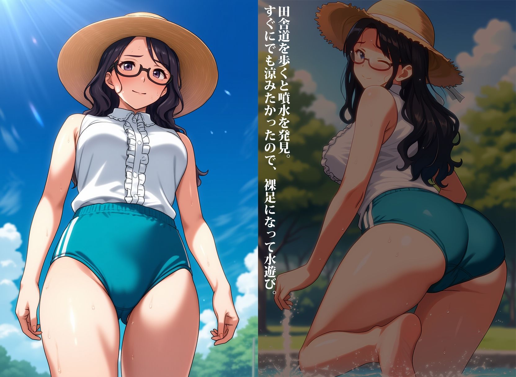 母親のブルマー尻に一目惚れ〜ブルマー姿のママの日常姿と懐かしい思い出〜 - サンプル画像 6