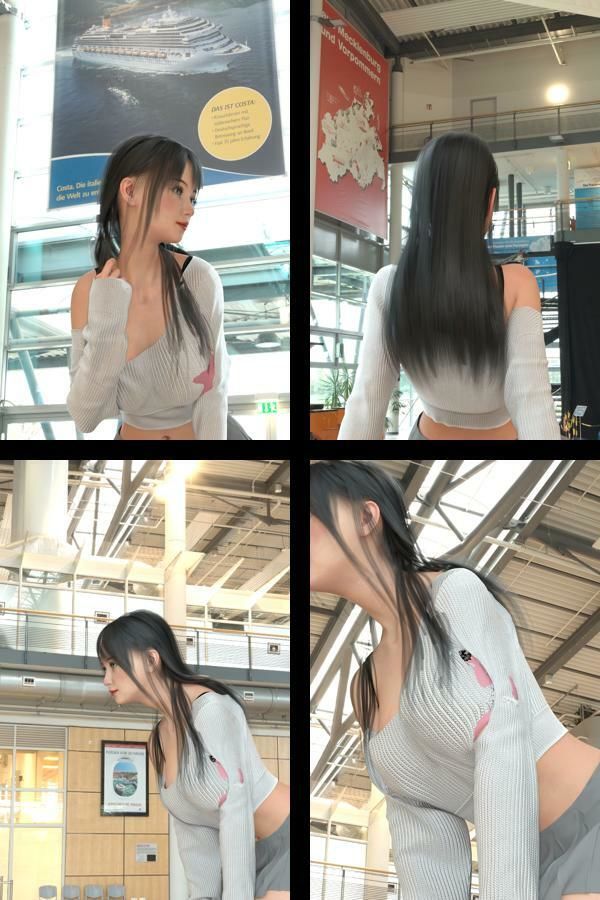 『理想の彼女を3DCGで作ります』から生まれたバーチャルアイドル「二階堂沙耶（にかいどうさや）」の読者モデル撮影風写真集:Model_01 - サンプル画像 2