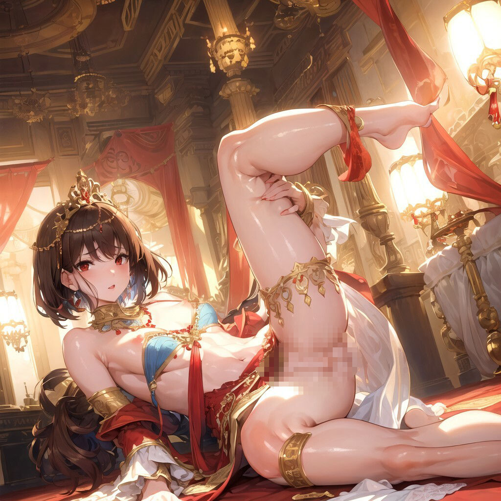 【記憶の中の妖艶なる舞踏会2 〜エレガントな美女たちの時を超えたパフォーマンス〜】 - サンプル画像 8