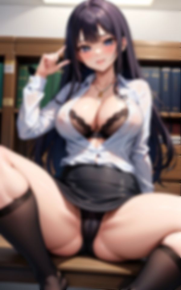 新しく赴任した天真爛漫な爆乳変態新人教師の色仕掛け - サンプル画像 2