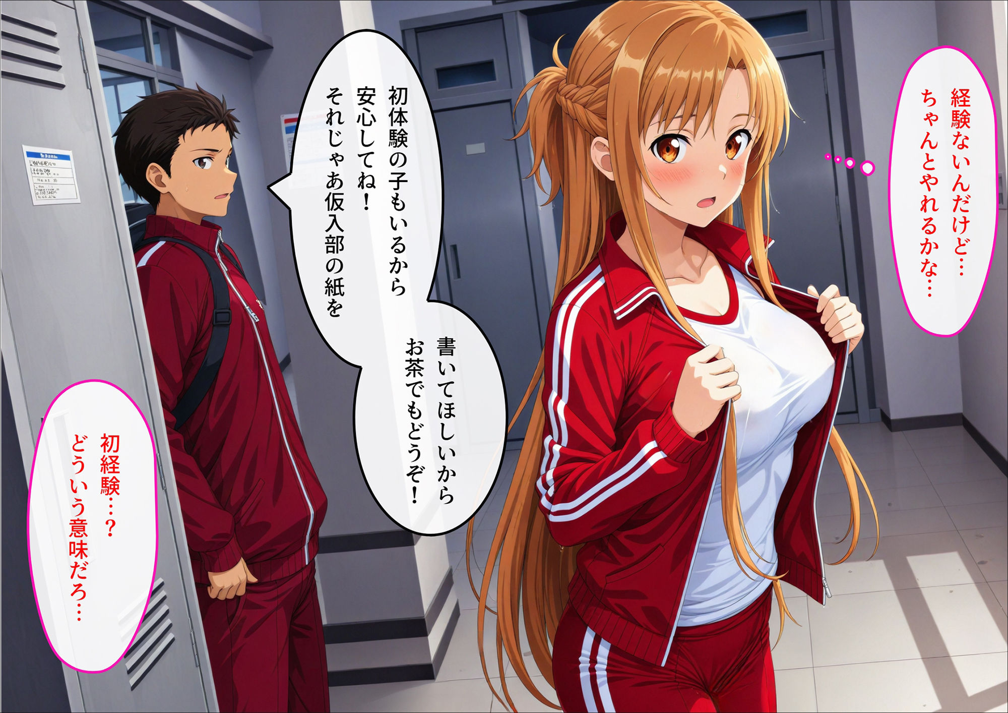 カリ入部したらおしゃぶりペットになったアスナ - サンプル画像 2