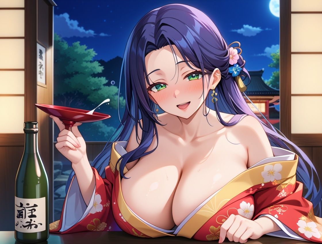 着物が似合う義母と旅行したら危険日種付けセックスに発展してしまった話 - サンプル画像 2