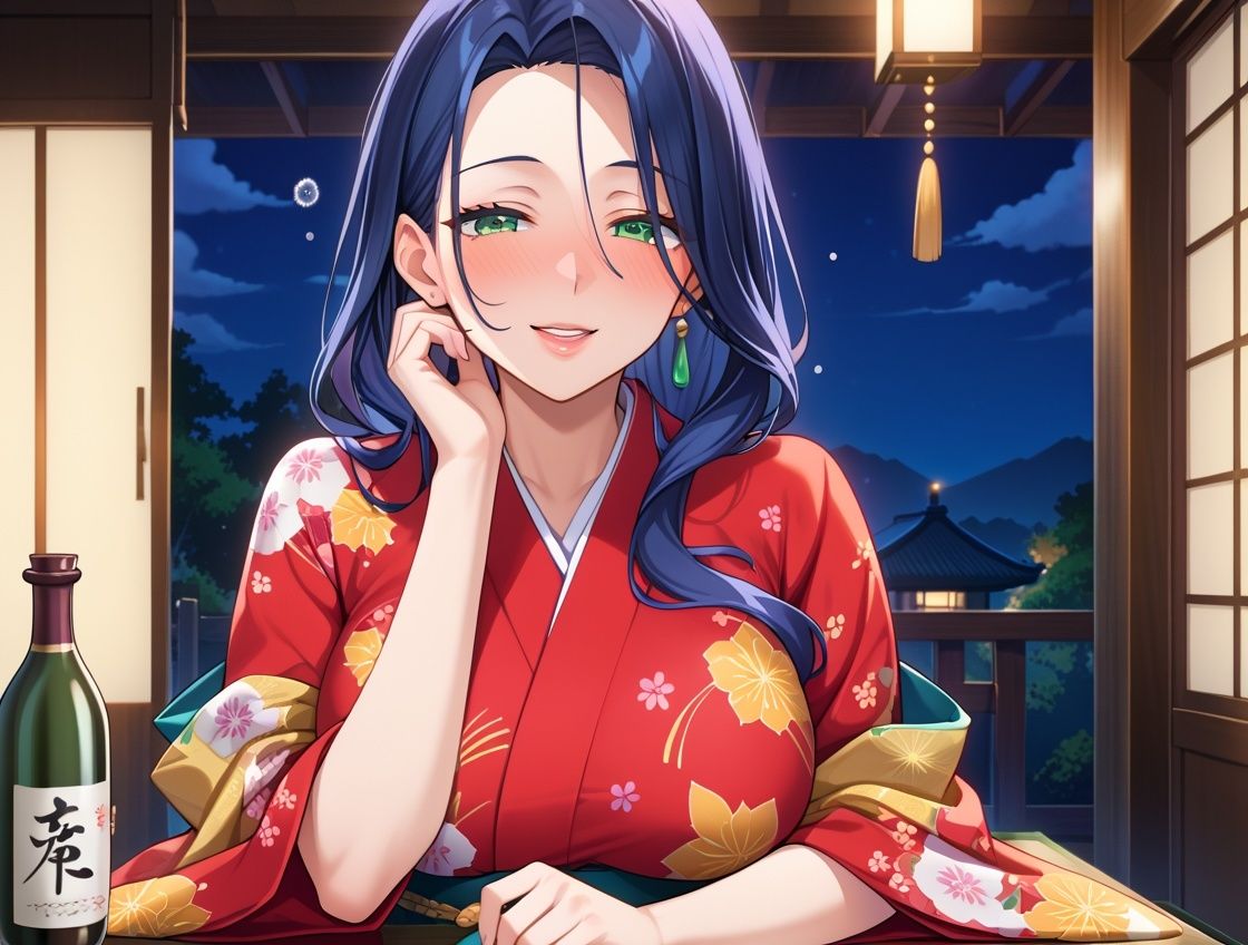 着物が似合う義母と旅行したら危険日種付けセックスに発展してしまった話 - サンプル画像 3