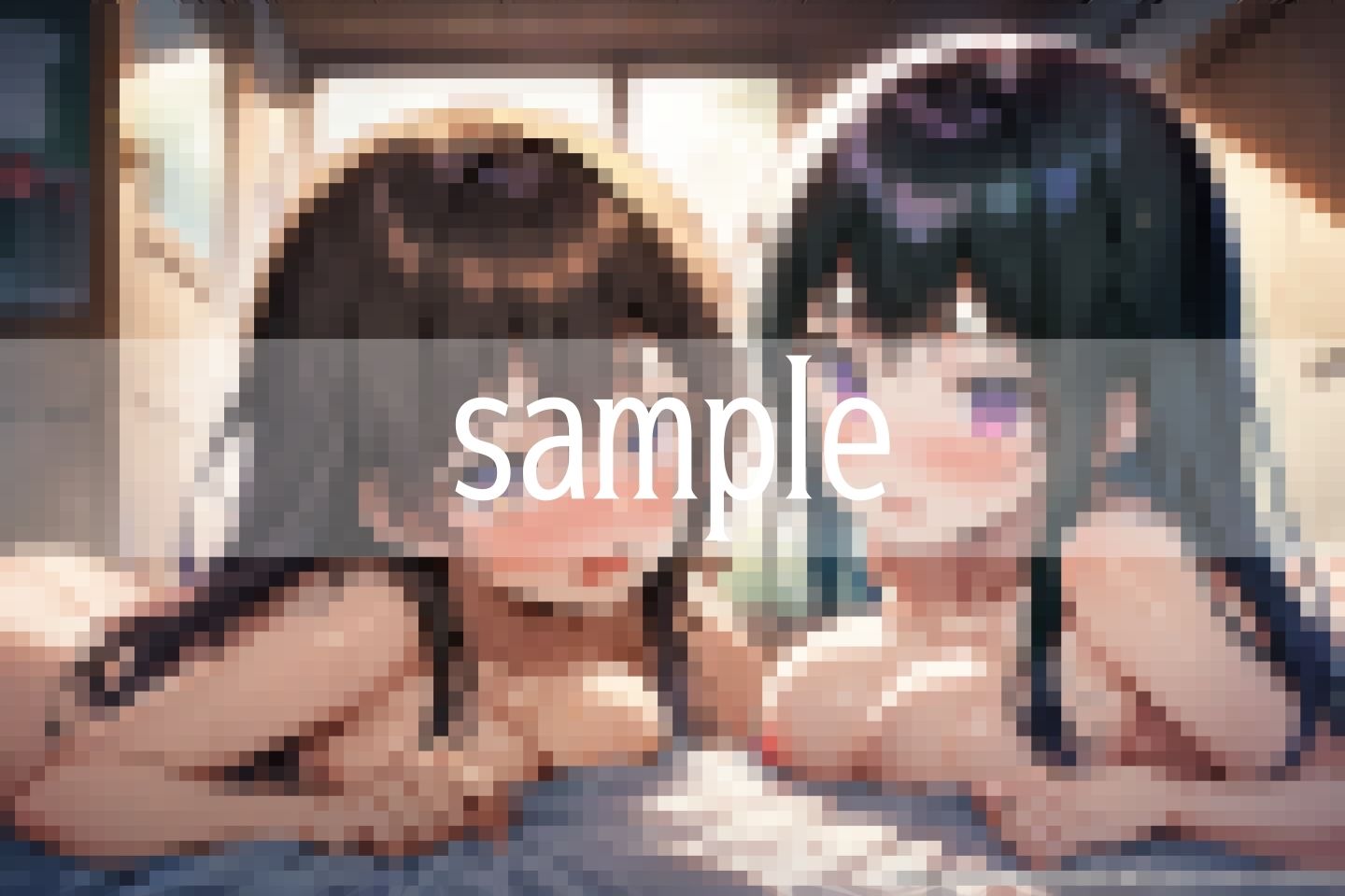 学校では言えない..巨乳女子同士の秘密のじゃれあい - サンプル画像 9