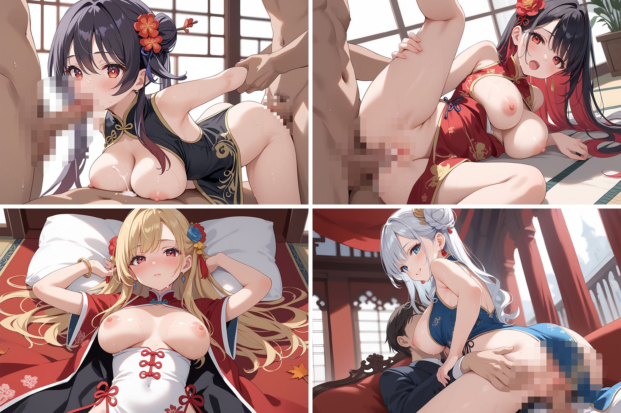 奉仕学園〜学園の可愛いギャルとヤリまくり生活！！〜チャイナ服編vol.2〜 【CG500枚】 - サンプル画像 5