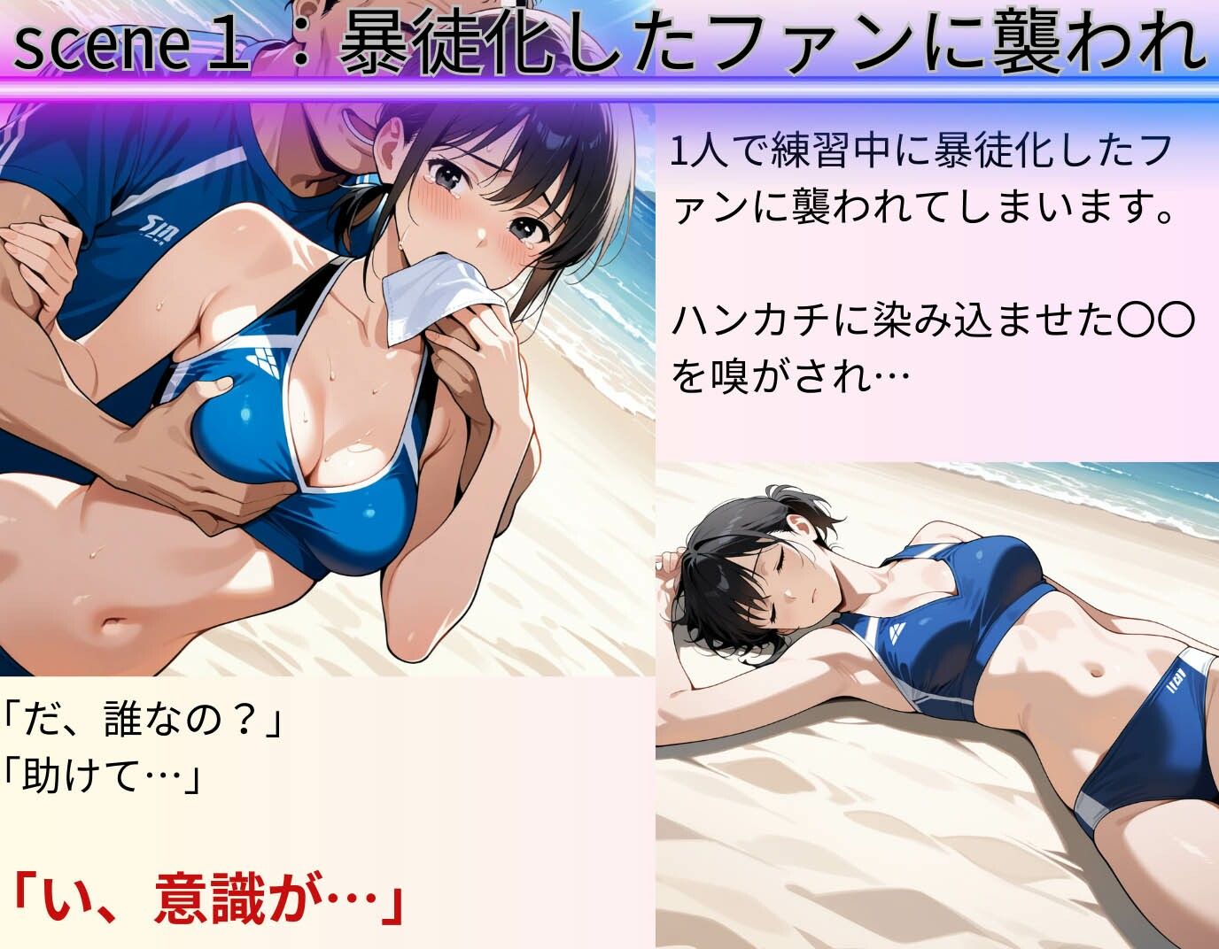 怒涛の連続ピストンに、止まらぬ強●絶頂！現役J〇ビーチバレー部員の若ま〇こ決壊＆崩壊 - サンプル画像 3