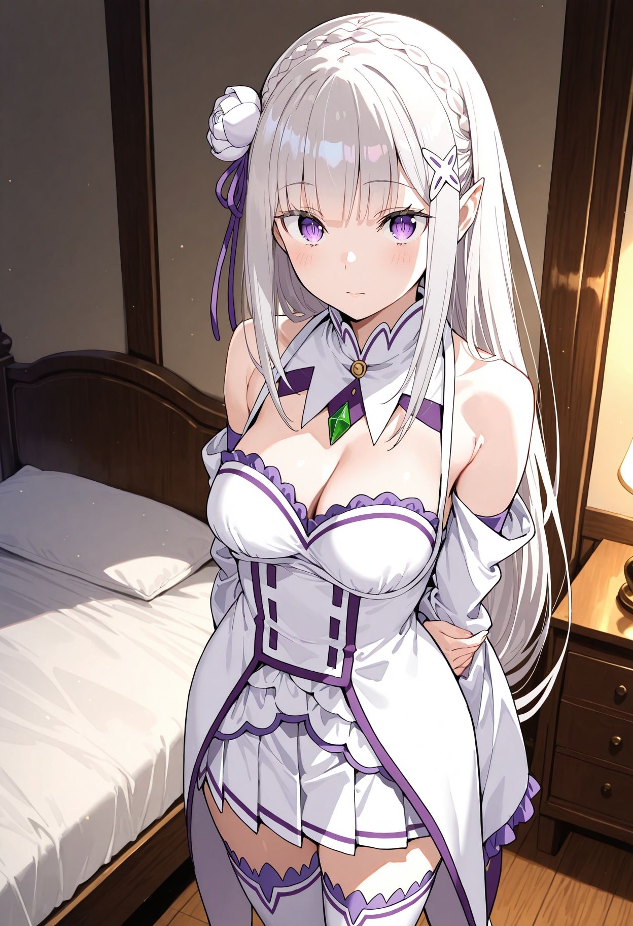 リゼ◯ エミ◯ア エロCG集 - サンプル画像 1