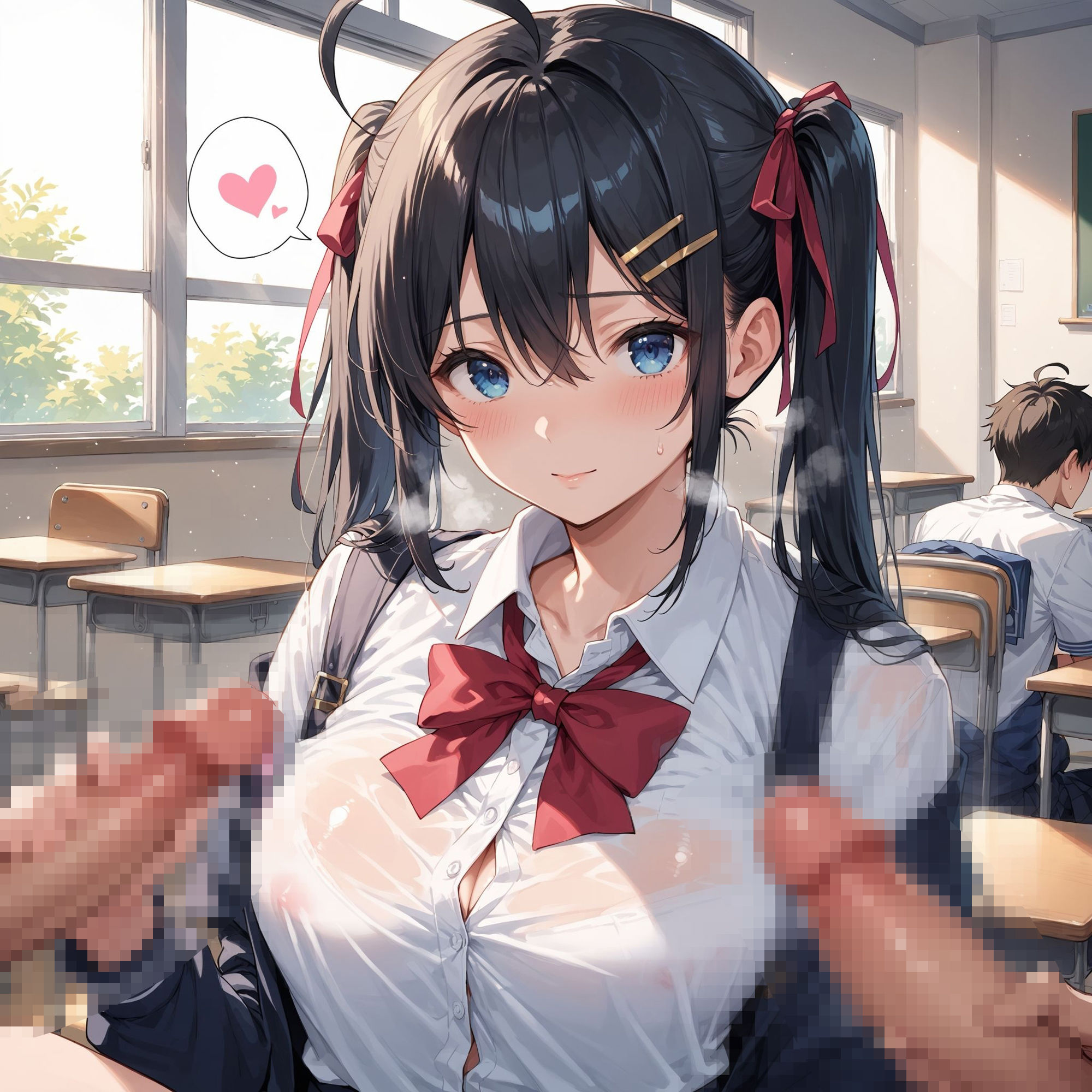 性欲教室vol.01〜淫乱女子校生編〜欲情のまま同級生とやりまくり - サンプル画像 10