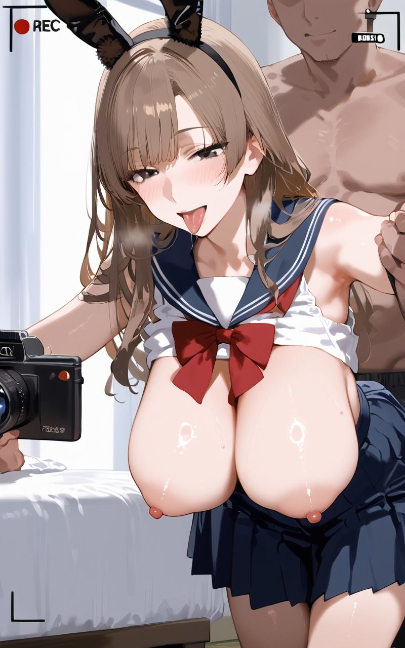 爆乳バニーガールの人妻に種付けセックスする - サンプル画像 1