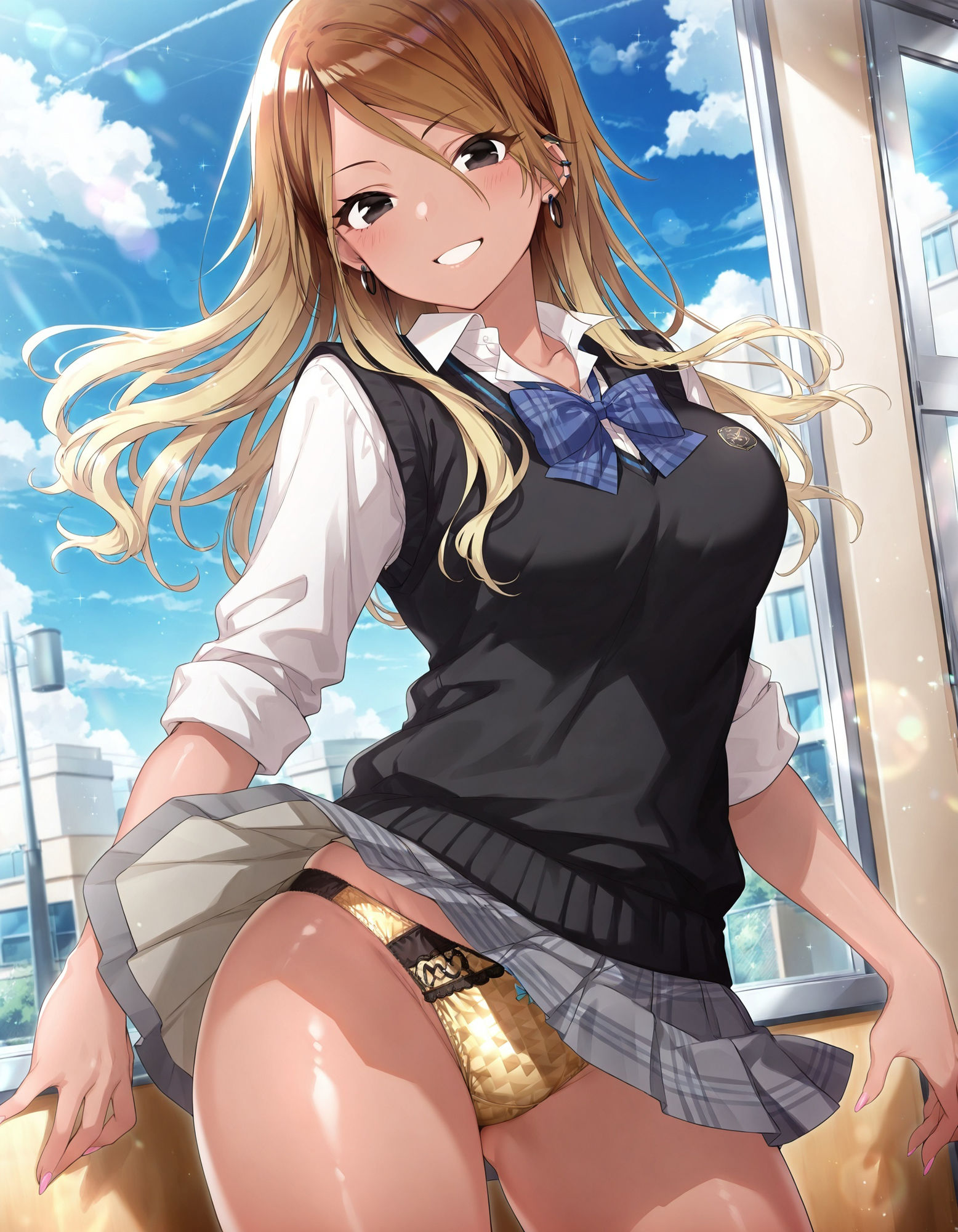 和〇愛依のパンチラ〜制服編〜 - サンプル画像 2