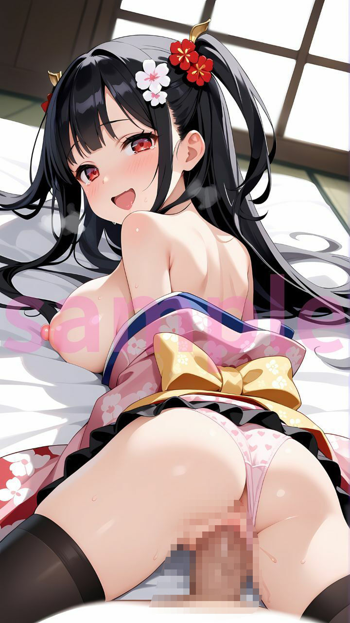 種付けチートで和服美女を孕ませよう！その2 - サンプル画像 4