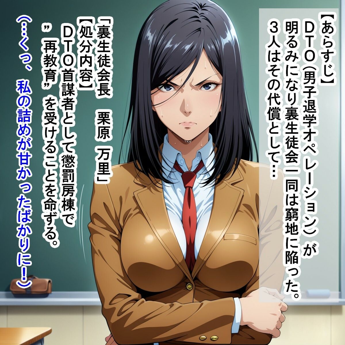 裏生徒会一同（監◯学園/プ◯ズンスクール） - サンプル画像 1