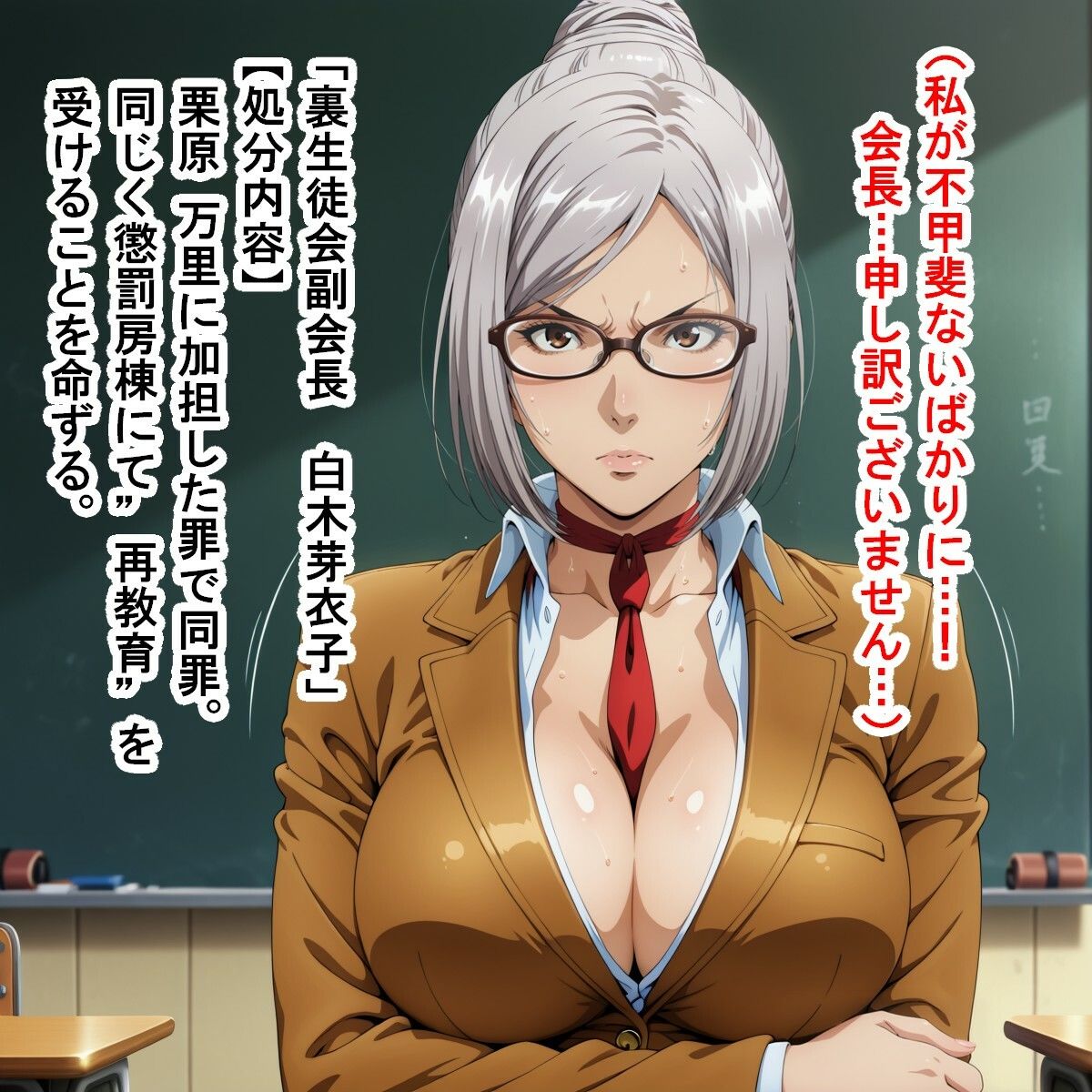 裏生徒会一同（監◯学園/プ◯ズンスクール） - サンプル画像 2