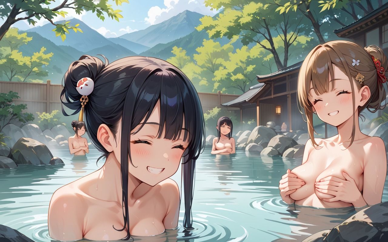 女子校生  種付け修学旅行 - サンプル画像 1