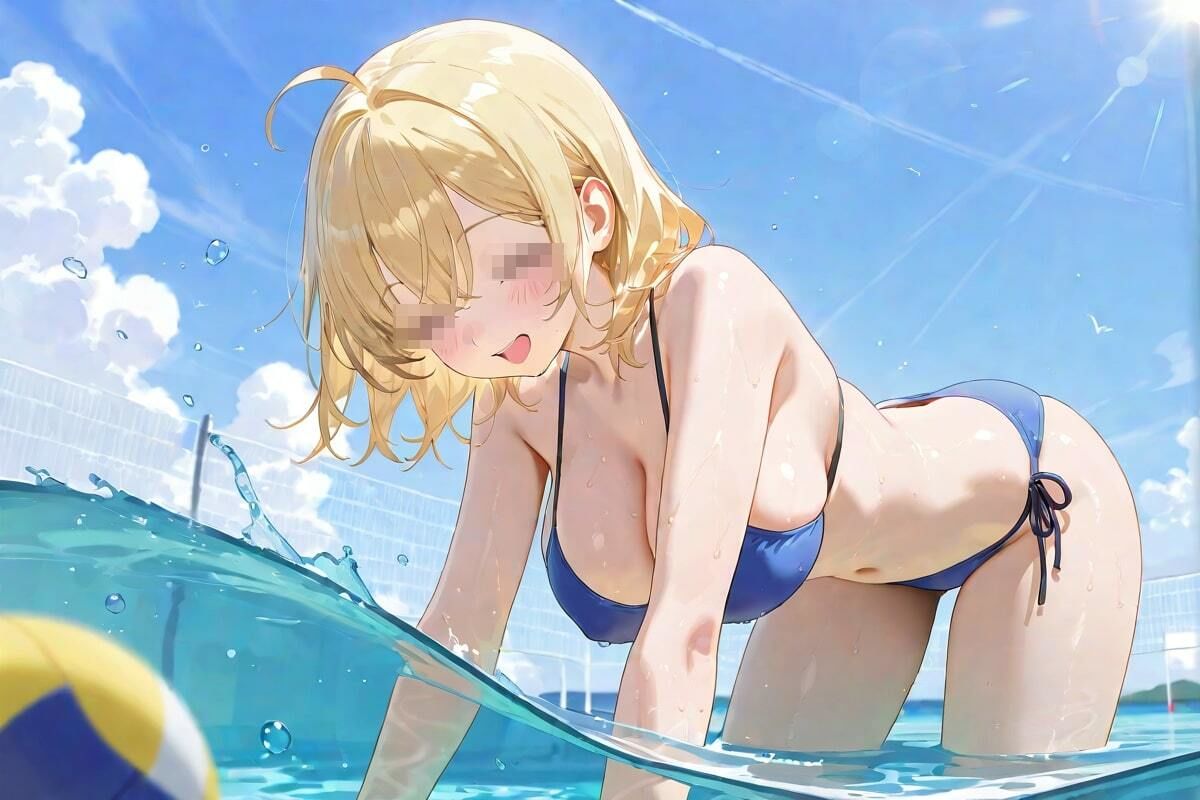 トップレス女子たちの乳揺れ水球がエロすぎた - サンプル画像 3