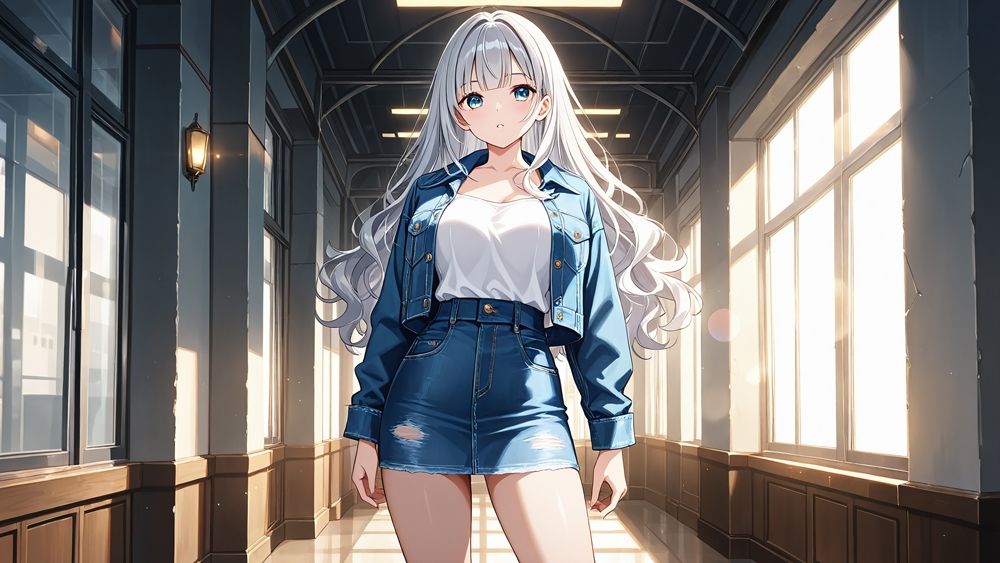 【450枚】爆乳銀髪＆茶髪モデルが撮影で発情！カメラマンと中出し撮影会 - サンプル画像 4
