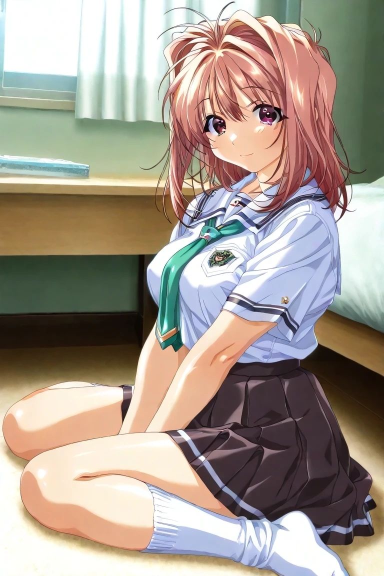 AIイラストCG集84  LOVERSー恋に〇ちたら  河〇理恵  初体験編 - サンプル画像 1