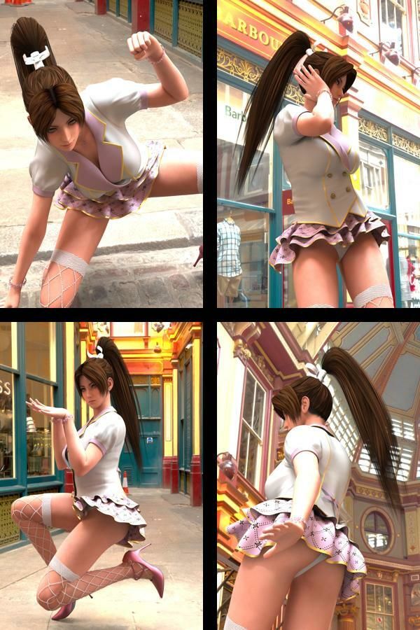 【TD100】元祖セクシー女性格闘家『不知火舞（しらぬいまい）』の写真集SexyNinja-30 - サンプル画像 2
