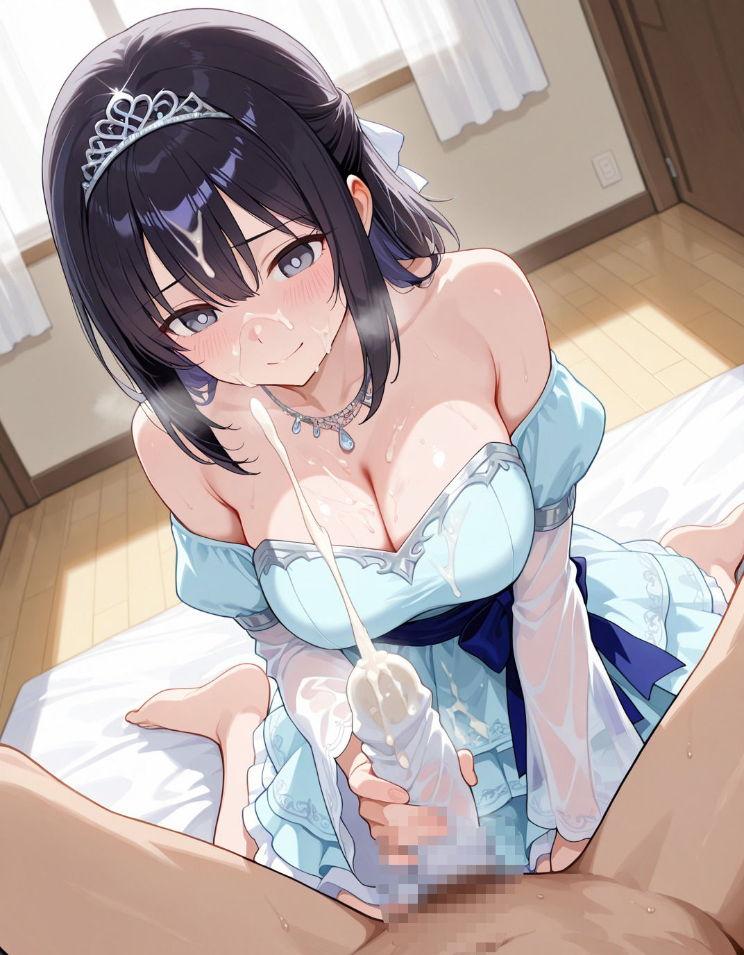 【233枚】氷見谷愛恵のエロい足コキで大量射精したいっ！【オリジナル】［233 photos］ I want to ejaculate a lot with Himiya Ame erotic footjob！ ［Original］ - サンプル画像 6