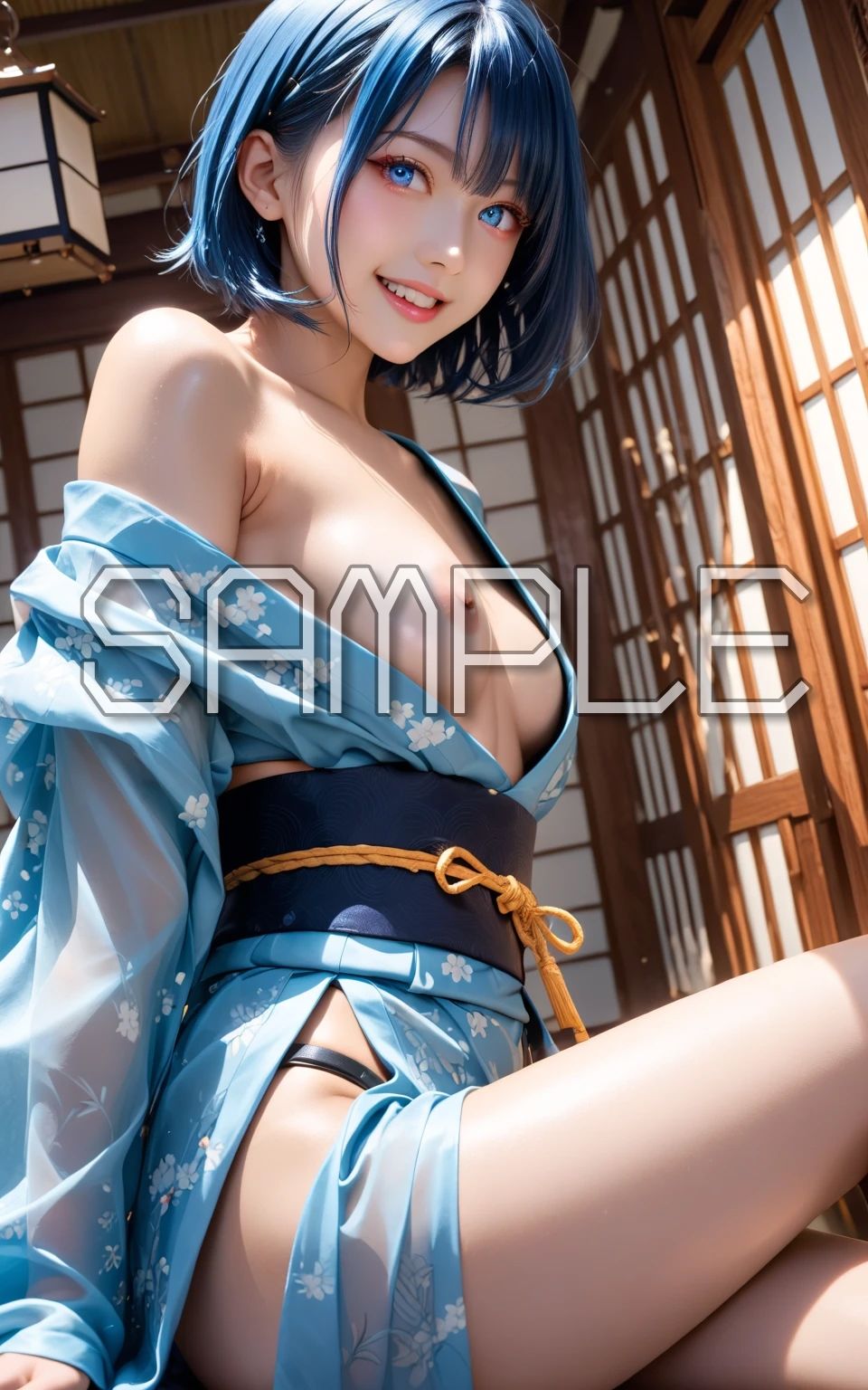 AI AOI -Lewd in a kimono- - サンプル画像 1